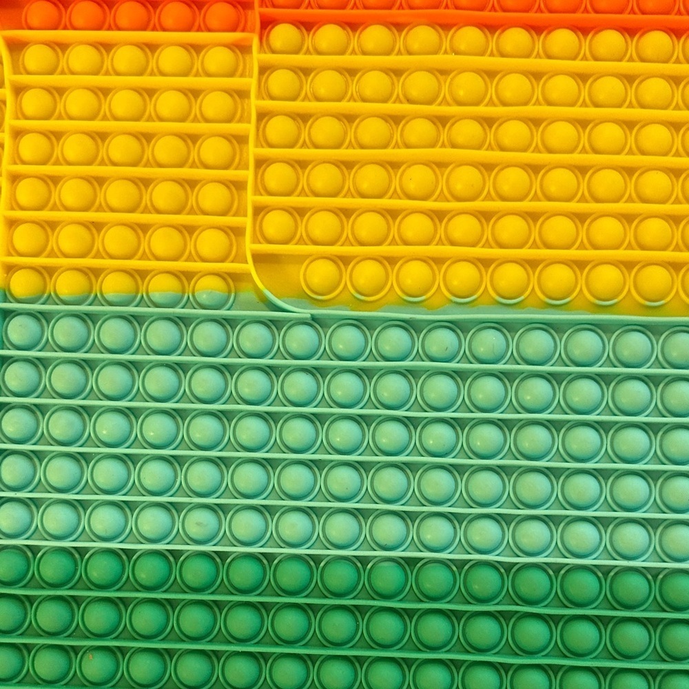 Rainbow Among Us Pop It Fidget Toy 24 1/2 by 32 1/2 in. - Picture 2 of 3